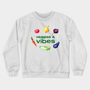 Veggies and Vibes Crewneck Sweatshirt